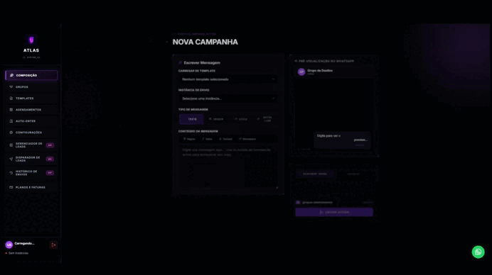 Atlas Blaster Dashboard Preview